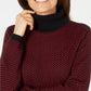 Karen Scott Women's Cotton Turtleneck Sweater Bright Red Size Extra Large