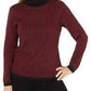Karen Scott Women's Cotton Turtleneck Sweater Bright Red Size Meduium