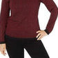 Karen Scott Women's Cotton Turtleneck Sweater Bright Red Size Meduium