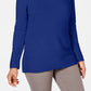 Karen Scott Women's Cotton Boat-Neck Sweater Bright Blue Size Small