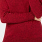 Karen Scott Women's Cotton Marled Shawl-Collar Sweater Bright Red Size Extra Large