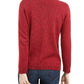 Karen Scott Women's Cotton Marled Henley Sweater Red Size Small
