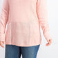 Karen Scott Women's Patchwork-Stitch Pullover Sweater Purple Bliss Size Large