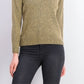Karen Scott Women's Petite Point-Collar Sweater Brown Size Petite Small