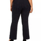 Alfani Women's Plus Size Pull-On Plaid Pants Navy Size 28