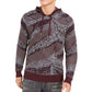 INC International Concepts Men's Trim Hooded Sweater Purple Size Small