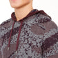 INC International Concepts Men's Trim Hooded Sweater Purple Size Small