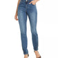 INC International Concepts Women's Rhinestone Skinny Ankle Jeans Blue Size 6