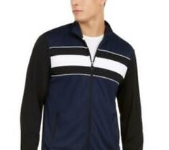 Ideology Men's Colorblocked Track Jacket Blue Size 3 Extra Large