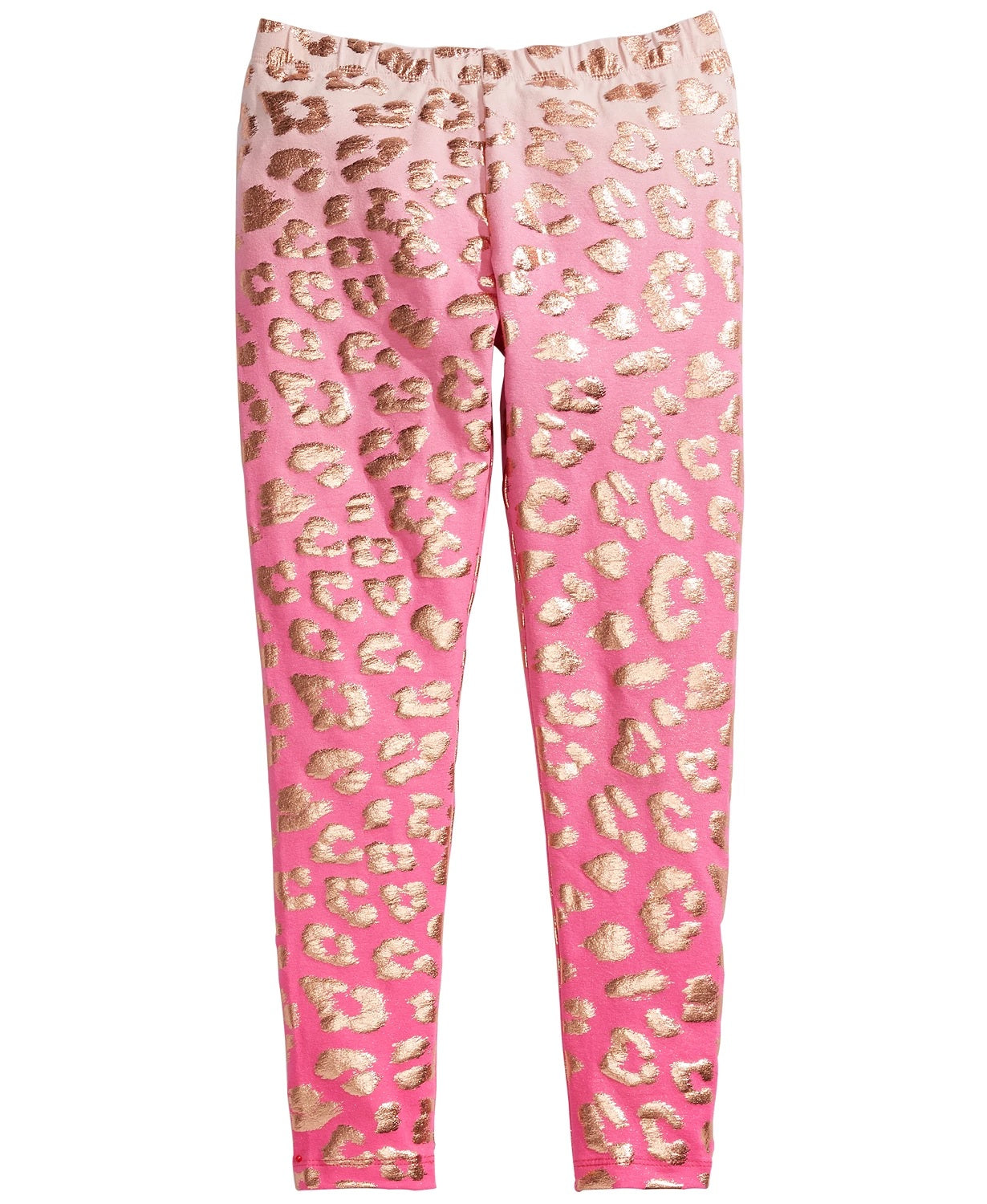 Epic Threads Big Girls Cheetah-Print Leggings Dark Pink Size Large