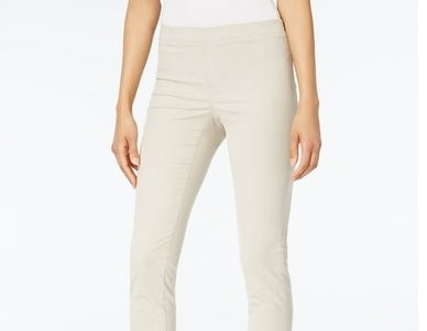 Karen Scott Women's Petite Corduroy Pull-On Pants Gray Size 35
