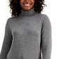 Karen Scott Women's Turtleneck Sweater Charcoal Size Extra Large