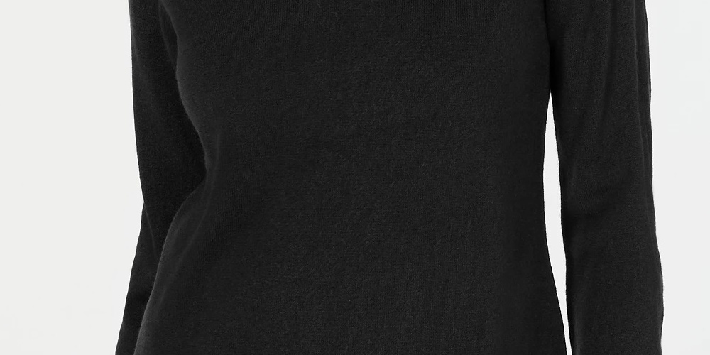 Karen Scott Women's V Neck Sweater Black Size X-Large