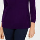 Karen Scott Women's V-Neck Sweater Purple Size Large