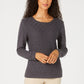 KAREN SCOTT Womens Gray Long Sleeve Crew Neck Sweater Size Medium