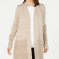 Karen Scott Women's Open-Front  Cardigan Beige Size X-Large