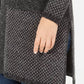 Karen Scott Women's Open-Front Contrast-Trim Cardigan Black Size Small