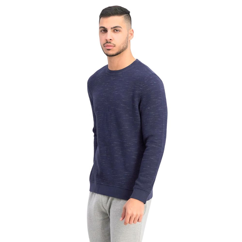 Alfani Men's Heathered Sweatshirt Navy Size 3 Extra Large