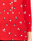 Charter Club Women's 3/4 Sleeve Printed Polo Top Wine Size Small