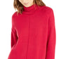 Alfani Women's Heathered Drop Shoulder Pullover Sweater Pink Size Medium