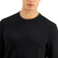 Tasso Elba Men's Crossover Sweater Black Size Large