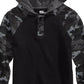 Epic Threads Toddler Boys Camo Colorblocked Thermal-Knit Hooded Henley Black Size 2