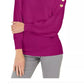 JM Collection Women's Button Sleeve Sweater Purple Size Medium