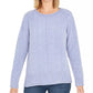 Style & Co Women's Chenille Sweater Purple Size Large