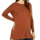 Style & Co Women's Seam Front Tunic Sweater Beige Size Petite X-Small