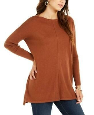 Style & Co Women's Seam Front Tunic Sweater Beige Size Petite X-Small