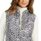 Charter Club Women's Animal-Print Quilted Vest White Size Medium