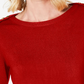 Karen Scott Women's Button-Shoulder Sweater Medium Red Size Extra Small
