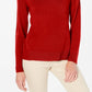 Karen Scott Women's Button-Shoulder Sweater Medium Red Size Extra Small