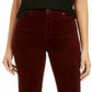 Charter Club Women's Lexington Corduroy Tummy-Control Pants Wine Size 4