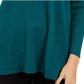 Style & Co Women's V Neck Tunic Sweater Green Size X-Large