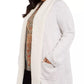 Style & Co Women's Plus Size Sherpa-Collar Cardigan Gray Size X-Large