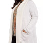 Style & Co Women's Plus Size Sherpa-Collar Cardigan Gray Size 0X