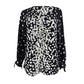 Alfani Women's Ruched Tie-Sleeve Top Black Size Small