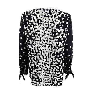 Alfani Women's Ruched Tie-Sleeve Top Black Size Small