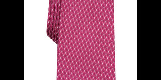 Alfani Men's Slim Neat Tie Pink Size Regular