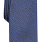 Alfani Men's Slim Geometric Tie Dark Blue Size Regular