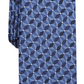 Alfani Men's Slim Geometric Tie Dark Blue Size Regular