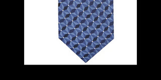 Alfani Men's Slim Geometric Tie Dark Blue Size Regular