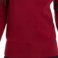 Alfani Women's Embellished Fringe Sweater Wine Size Small