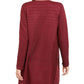 Alfani Women's Metallic Open-Front Cardigan Red Size Small