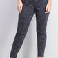 Style & Co Women's Curvy Fit Skinny Printed Jeans Grey Size 6