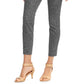 Style & Co Women's Curvy-Fit Skinny Printed Jeans Med Gray Size 10
