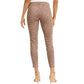 Style & Co Women's Curvy-Fit Skinny Printed Jeans Wild Puma Size 10