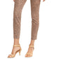 Style & Co Curvy-Fit Skinny Printed Jeans Brown Size 12