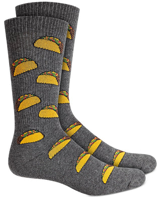 Bar III Men's Taco Socks Dark Gray Size Regular